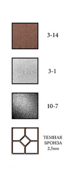 Комплект-композиция 1,2х1,2м (4 панели). Каталог А1, Рисунок F_A1_01_01_02 Фотовитраж. Цветовая гамма